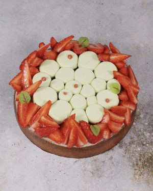 Tarte fraise basilic